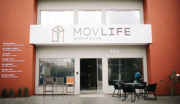 Fachada da MovLife Saúde da Mulher